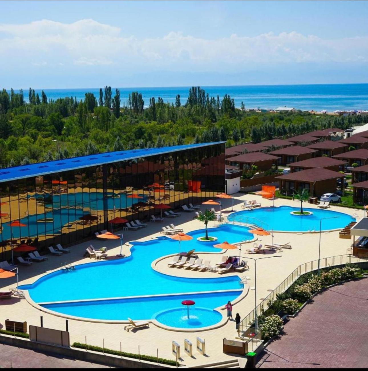 Таунхаус В Baytur Resort Bosteri Luaran gambar